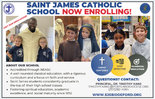 St. James School ad