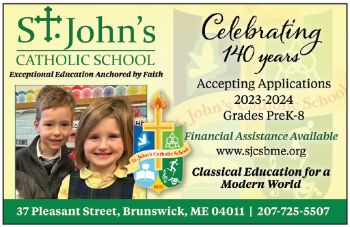 St. John's Catholic School ad