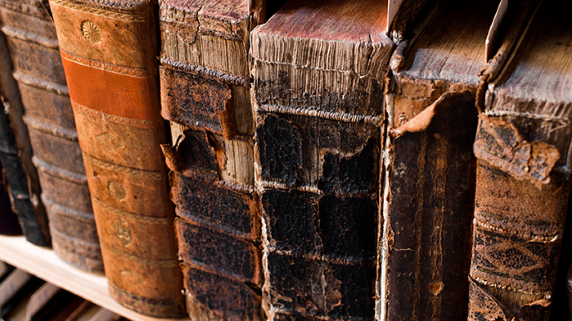 old hard bound history books