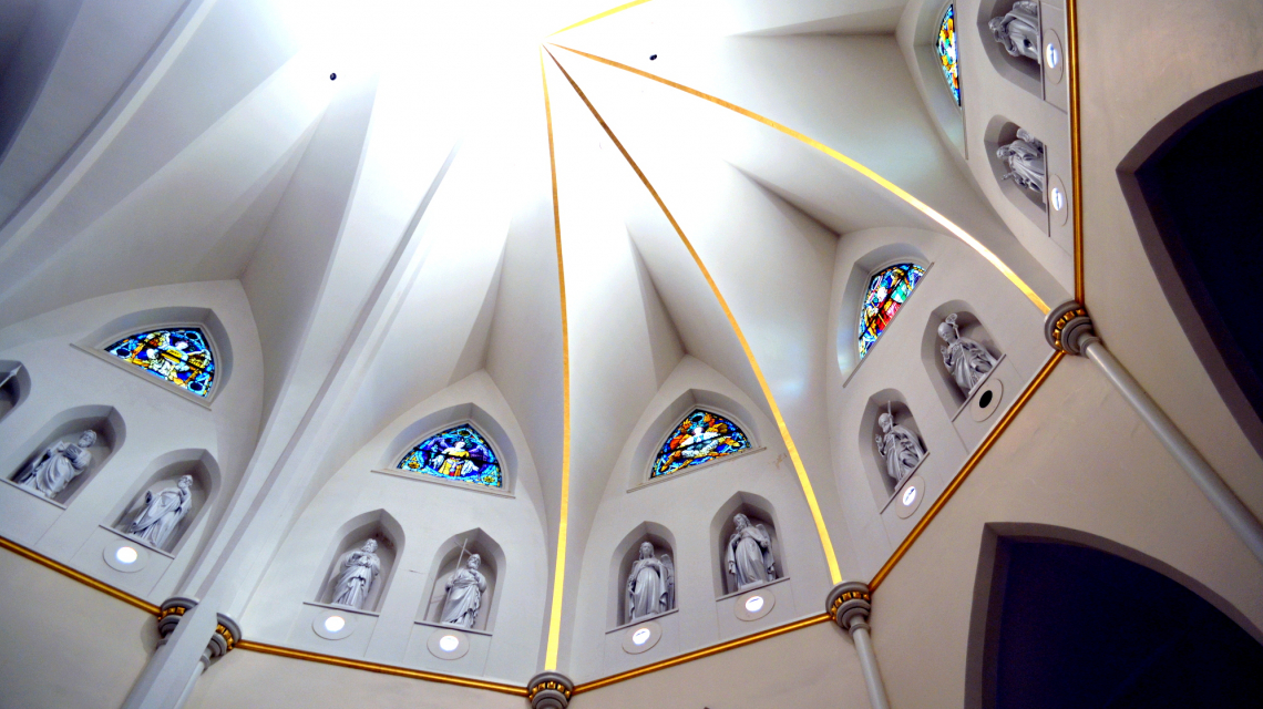 Ceiling of the Cathedral of the Immaculate Conception in Portland