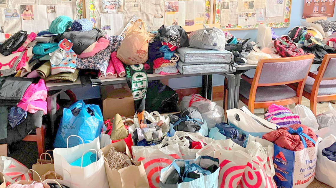 St. James School in Biddeford Asylum Seeker Donation Drive