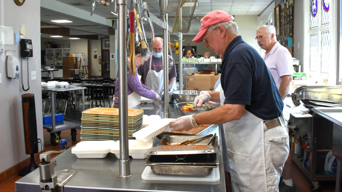 John McKay at Rockland Soup Kitchen