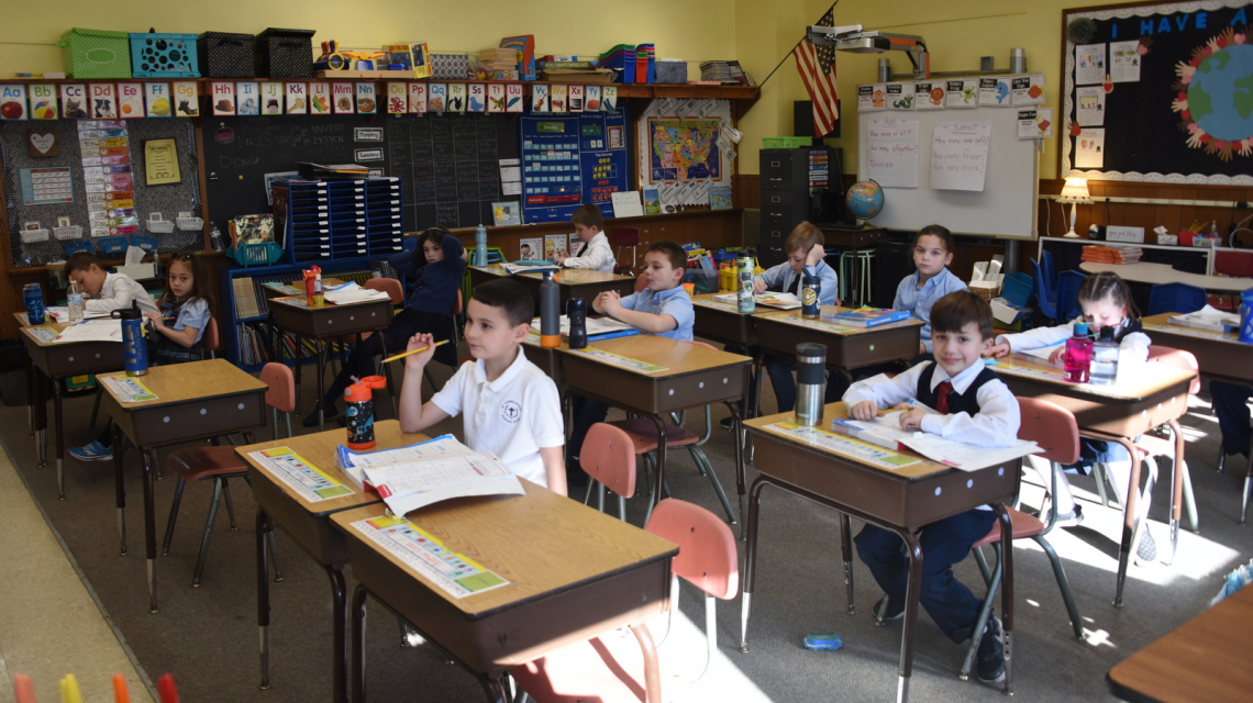 St. Thomas School classroom