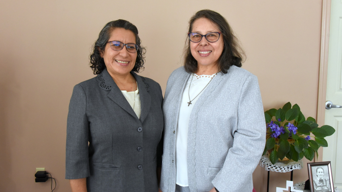 Sister Elsa Telon and Sister Mirian Mariadiaga