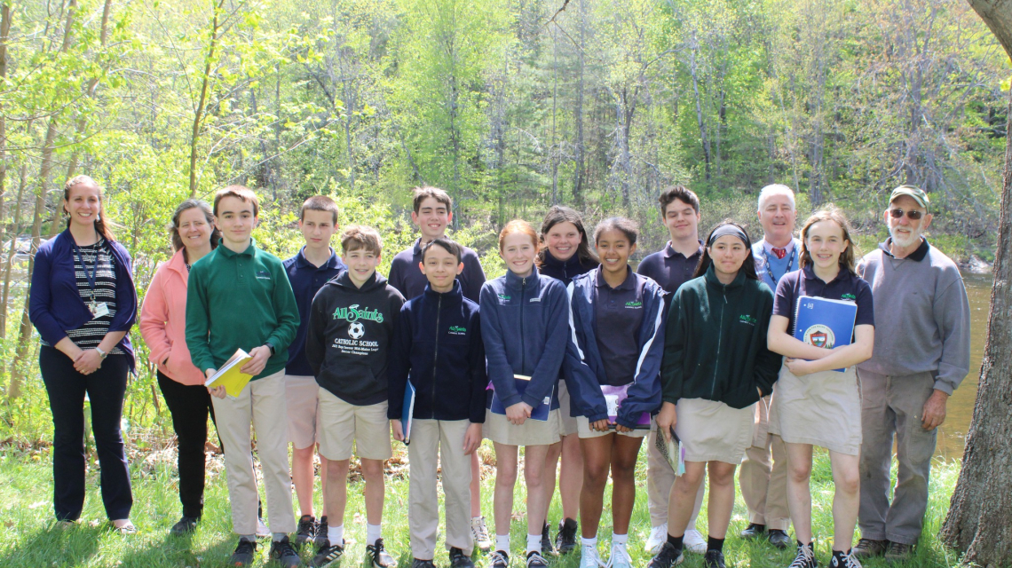 Atlantic Salmon Release Project at All Saints Catholic School in Bangor 