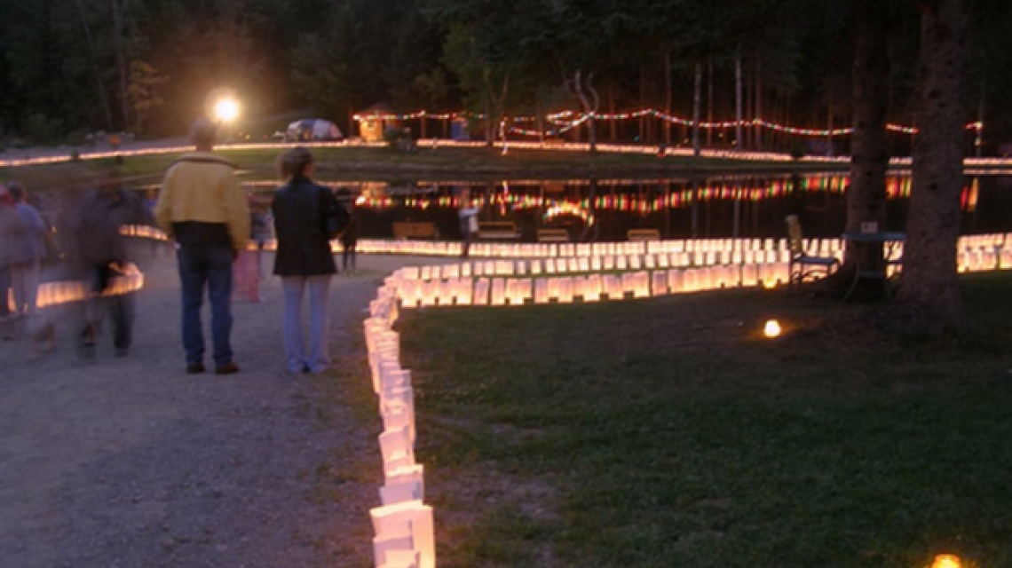 Luminary Walk at Mizpah in Grand Isle