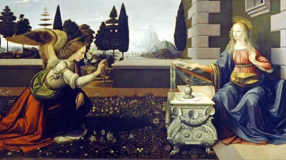 Annunciation by Leonardo DaVinci