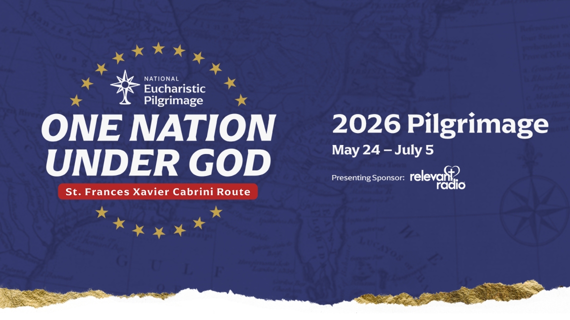 One Nation Under God logo, National Eucharistic Pilgrimage 2026