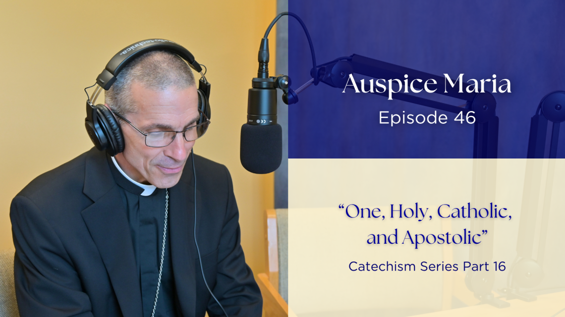 One, Holy, Catholic, and Apostolic (Catechism Series Part 16) - Auspice Maria Ep 46
