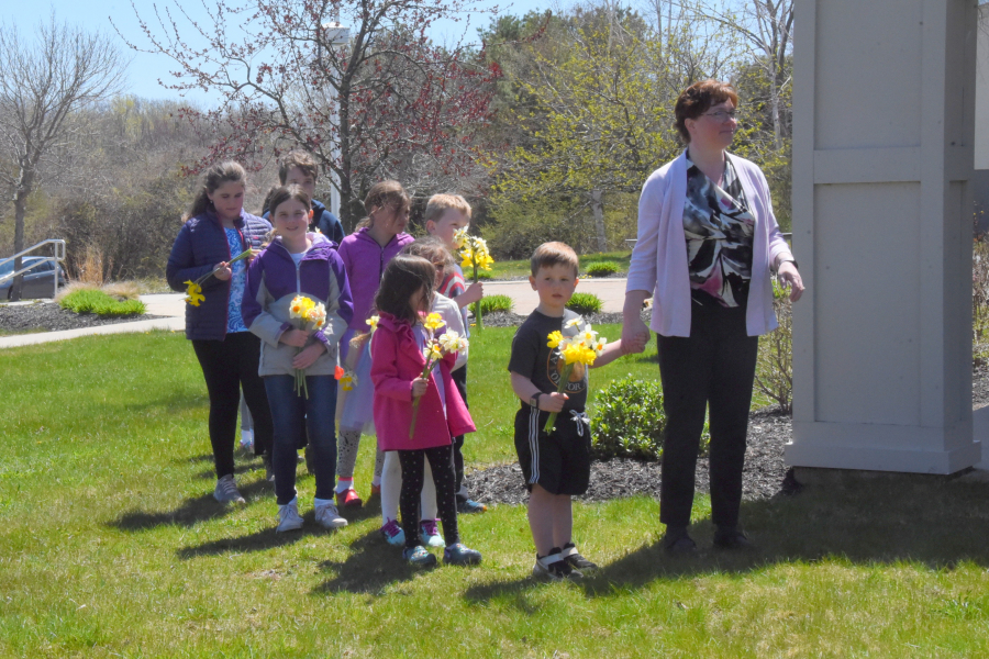 Procession of children