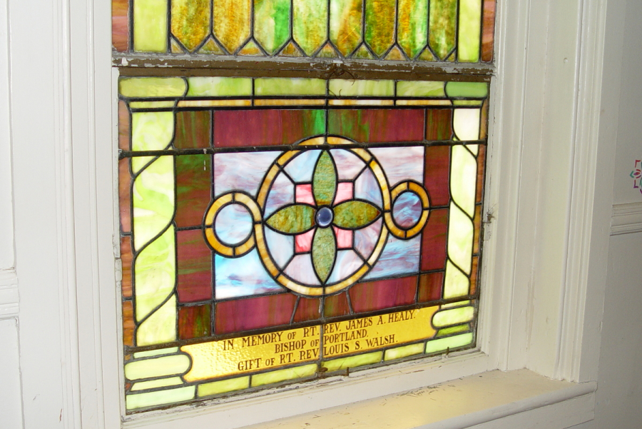 Stained Glass Window at St. Ann Church-Indian Island
