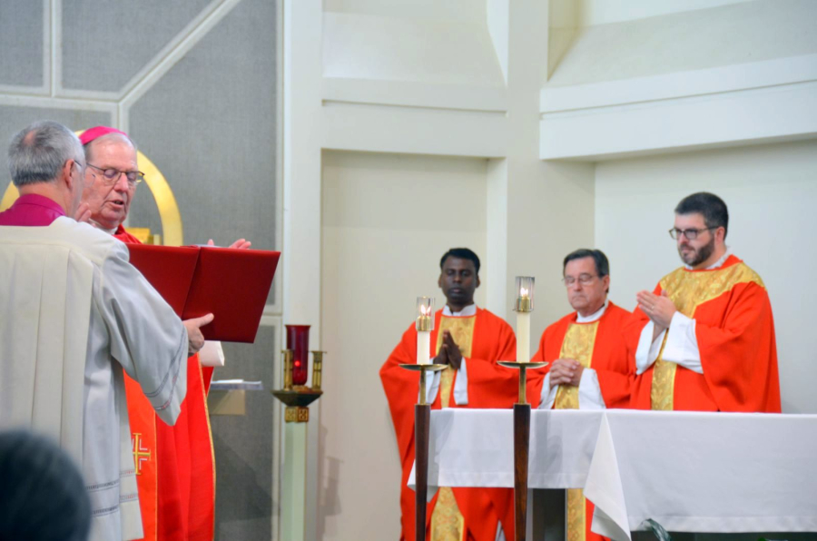 Priests at the Saint Dominic Academy Opening Mass