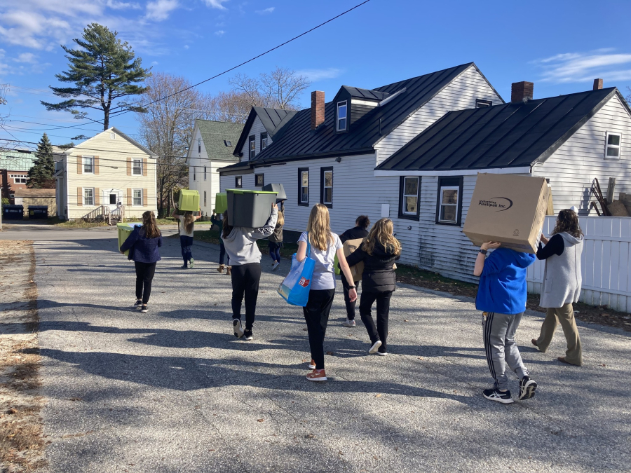 St. John's Students in Brunswick Hold "Warm Hearts, Warm Hands" 