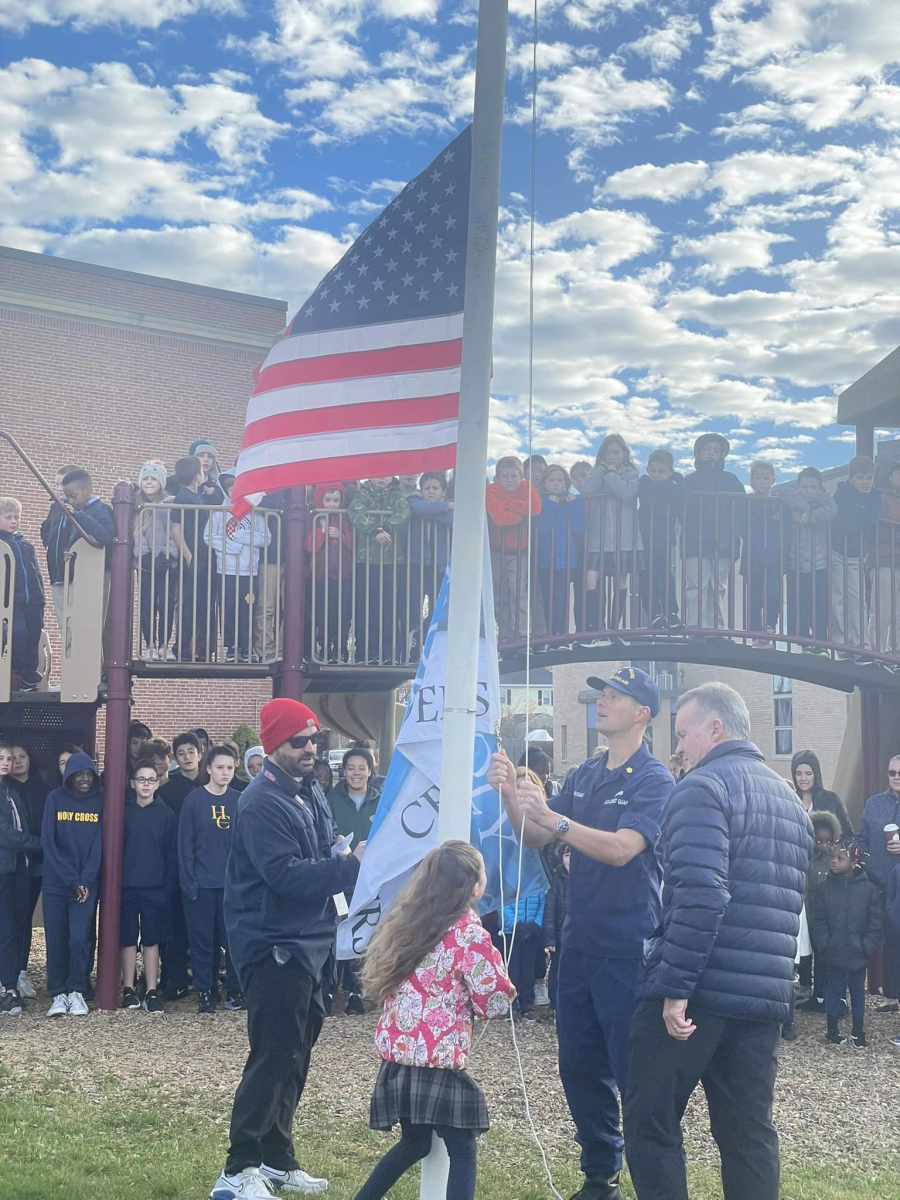 Holy Cross Flag Ceremony 