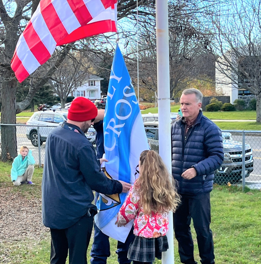 Holy Cross Flag Ceremony 