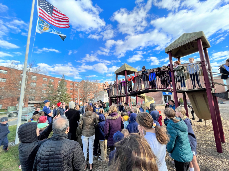 Holy Cross Flag Ceremony 