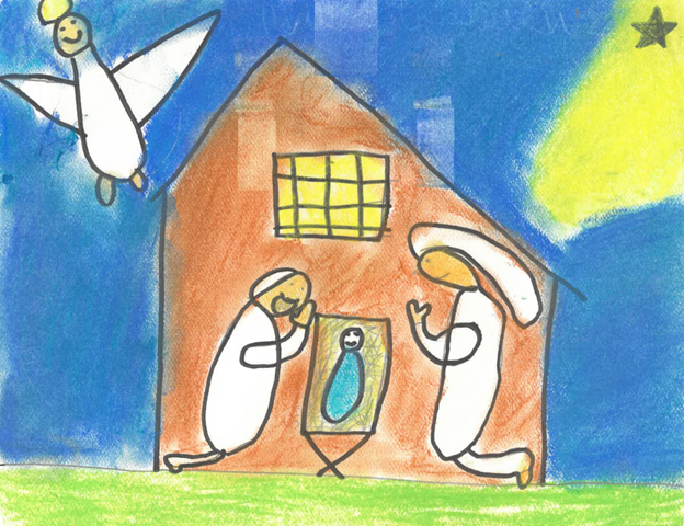 Nataleigh Poirier of Saint Dominic Academy in Lewiston won for Kindergarten through Grade 2. 