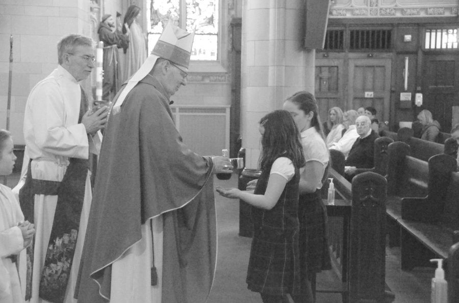 Opening Mass for Catholic Schools Week at St. John's Catholic School in Brunswick 