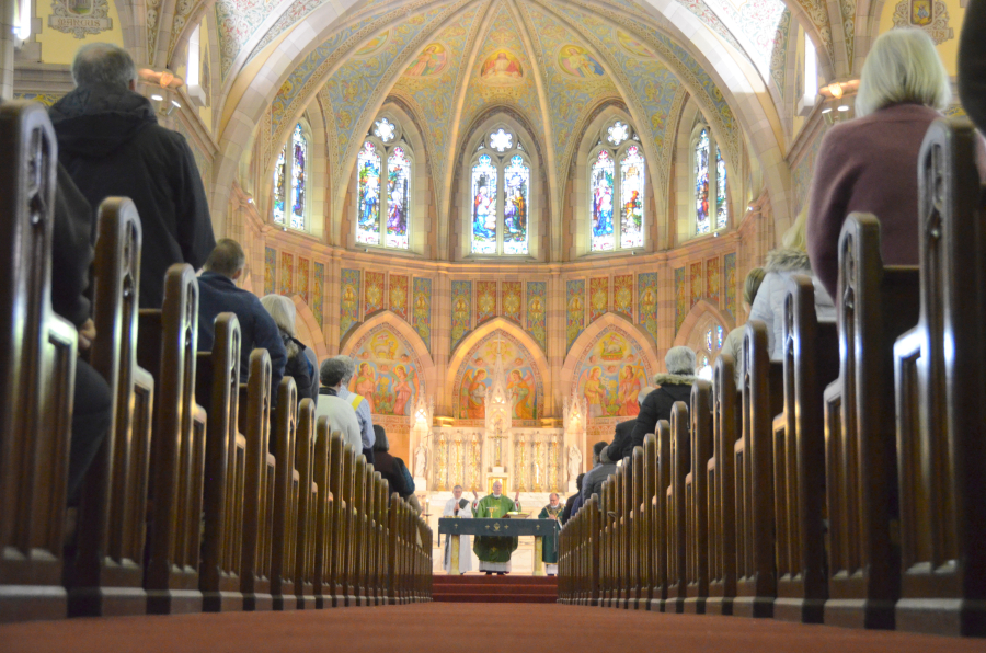 Opening Mass for Catholic Schools Week at St. John's Catholic School in Brunswick 