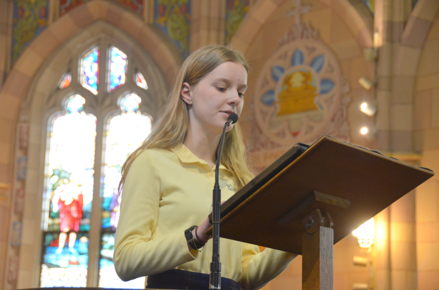 Opening Mass for Catholic Schools Week at St. John's Catholic School in Brunswick 