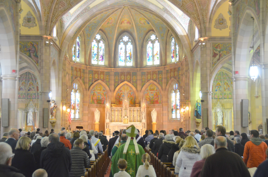 Opening Mass for Catholic Schools Week at St. John's Catholic School in Brunswick 