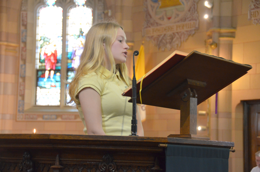 Opening Mass for Catholic Schools Week at St. John's Catholic School in Brunswick 