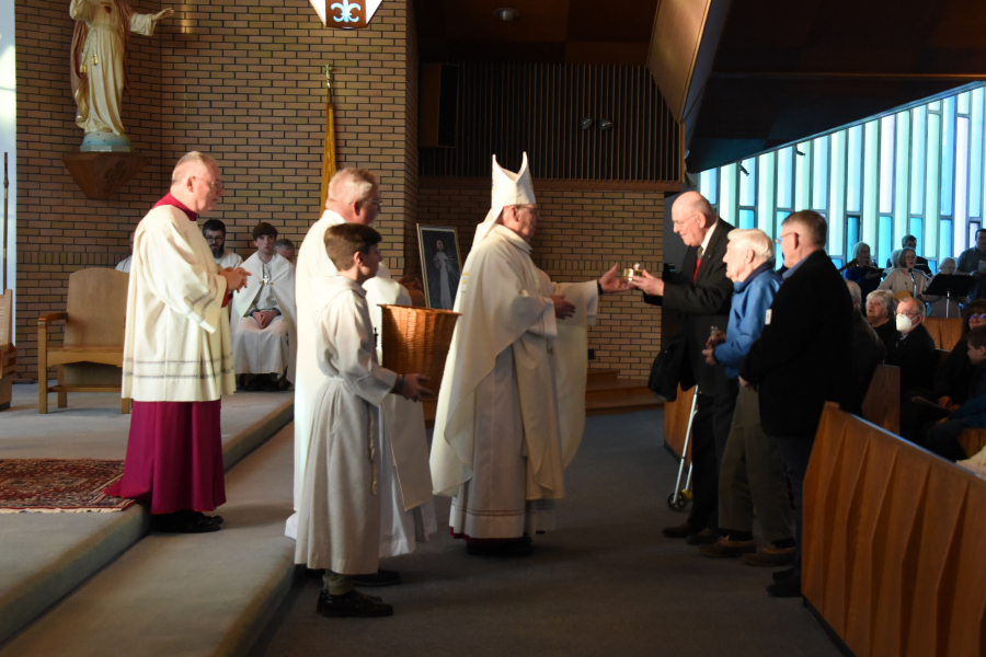 Bishop at Notre Dame Church