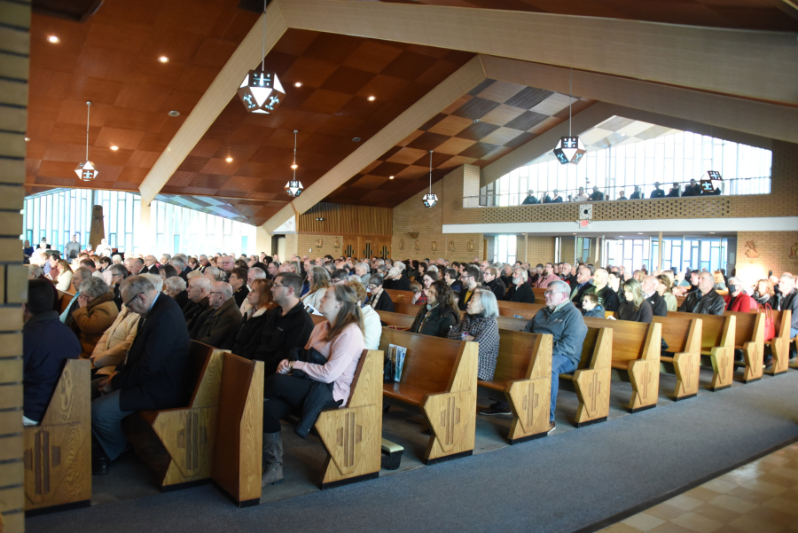 Interior of church