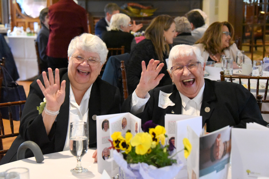 Sister Lucille Duhamel and Sister Annette Nadeau