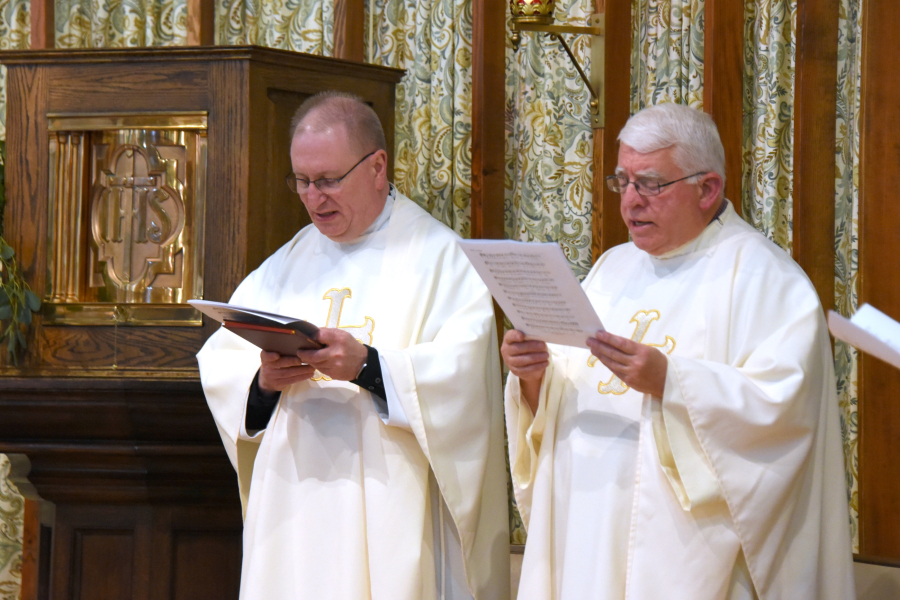 Msgr. Andrew Dubois and Msgr. Paul Stefanko