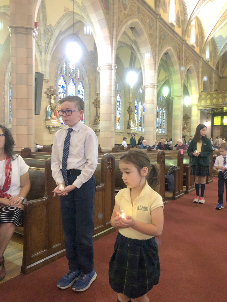 Memorial Mass at St. John's Catholic School in Brunswick 