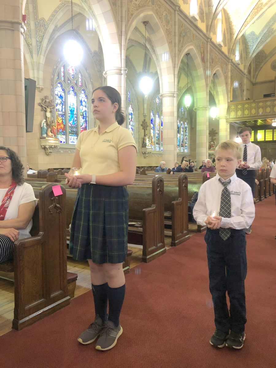 Memorial Mass at St. John's Catholic School in Brunswick 