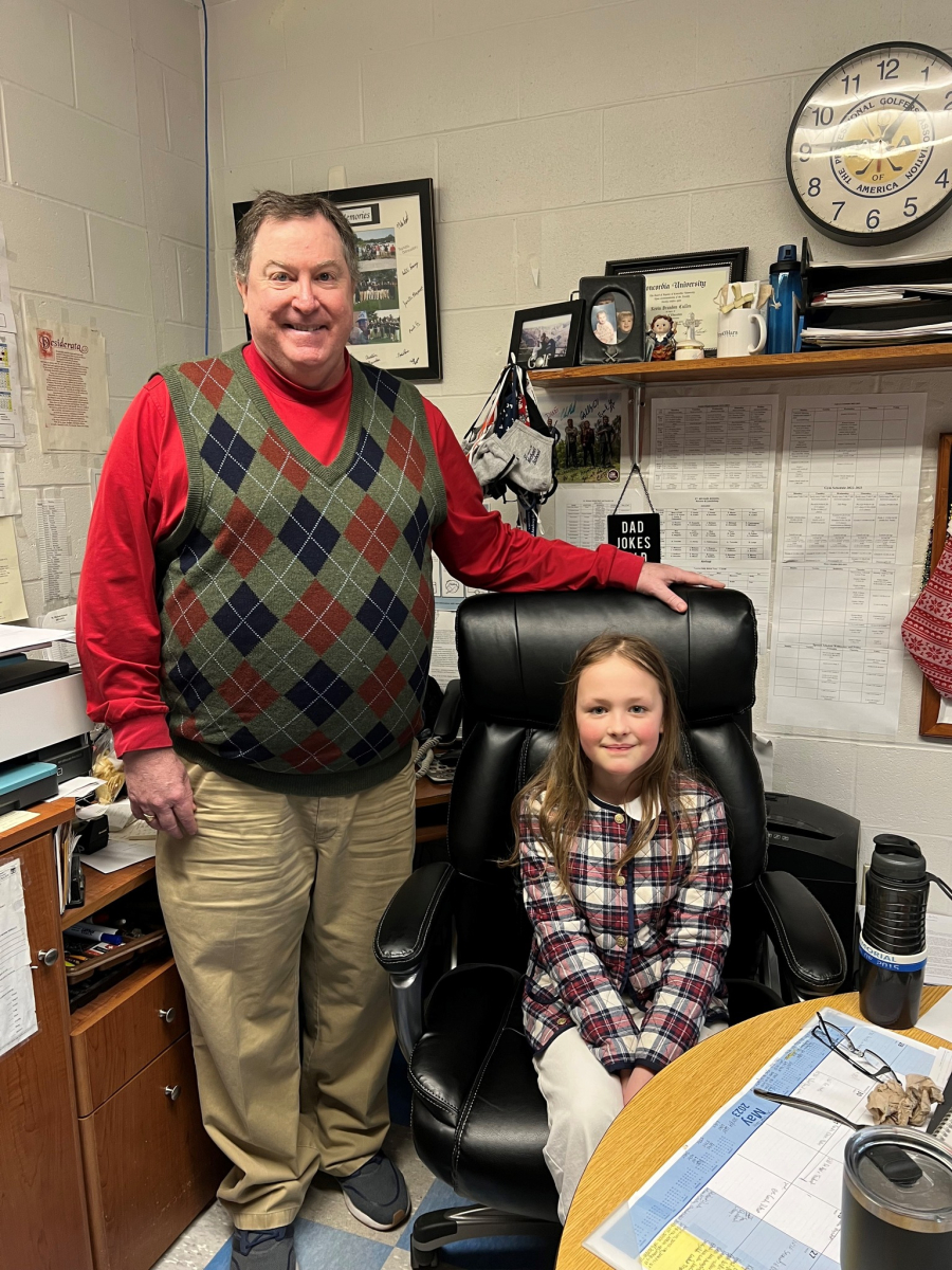 As part of the school’s annual auction this spring, Alice Turney, a second grader at St. Michael School, earned the right to be “principal for a day,” and she used the opportunity to raise money for an important cause close to her heart. 