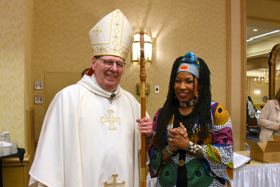 Bishop Robert Deeley and ValLimar Jansen