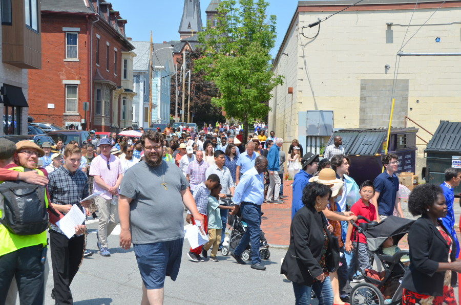 Corpus Christi Sunday eucharistic processions in Maine