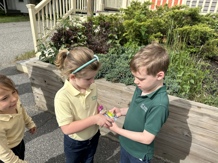 St. John's Human Chain to Mid Coast Hunger Prevention Program in Brunswick 