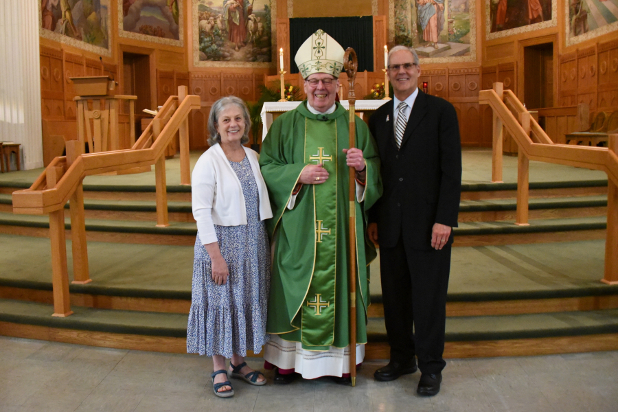 Couple with the bishop