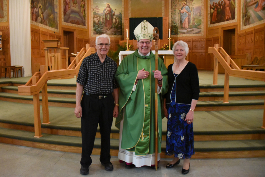 Couple with the bishop