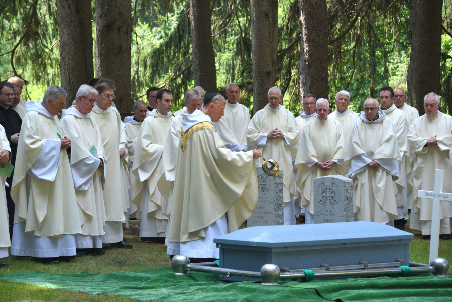 Bishop Joseph Gerry commital service