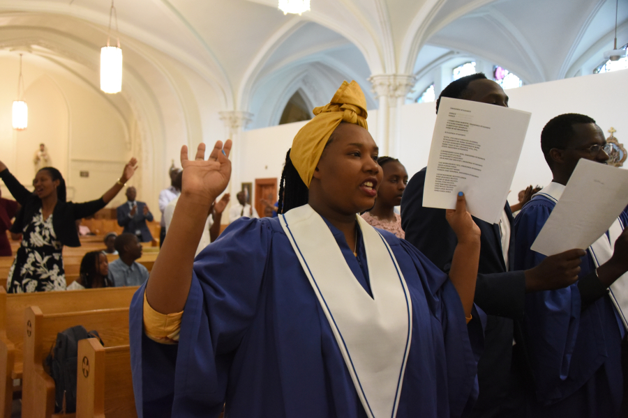 Choir Notre Dame de la Paix in Lewiston 