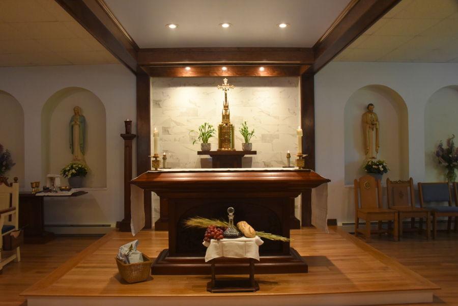 Inside of Our Lady of Ransom Church in Mechanic Falls