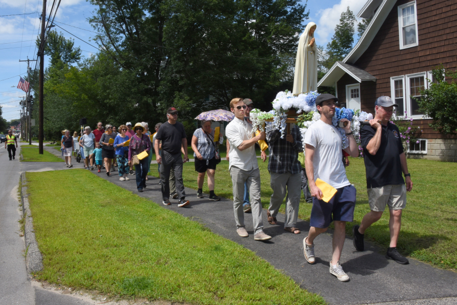 Rosary procession