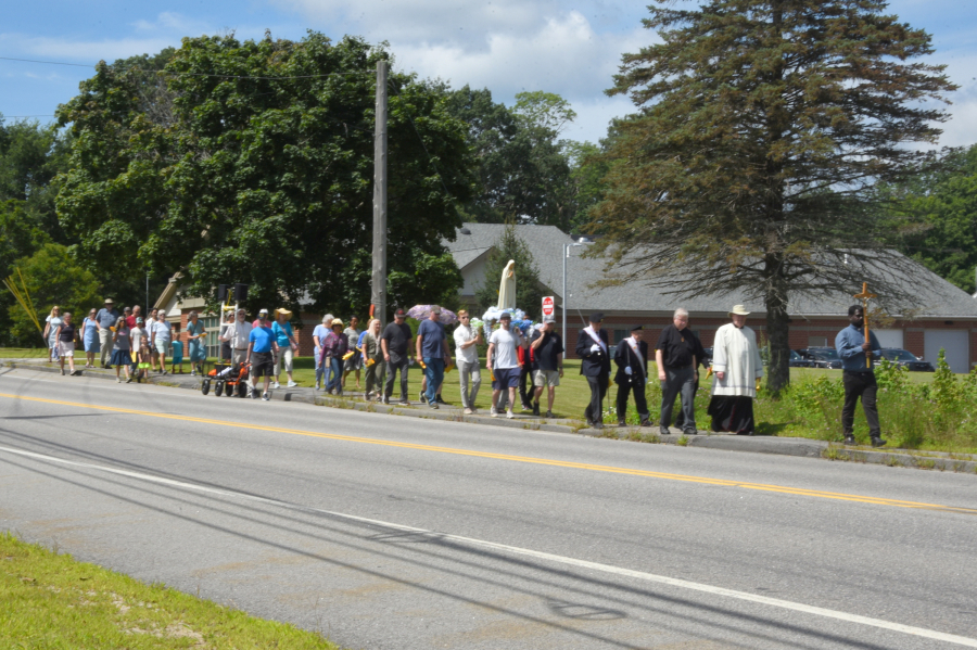 Rosary procession