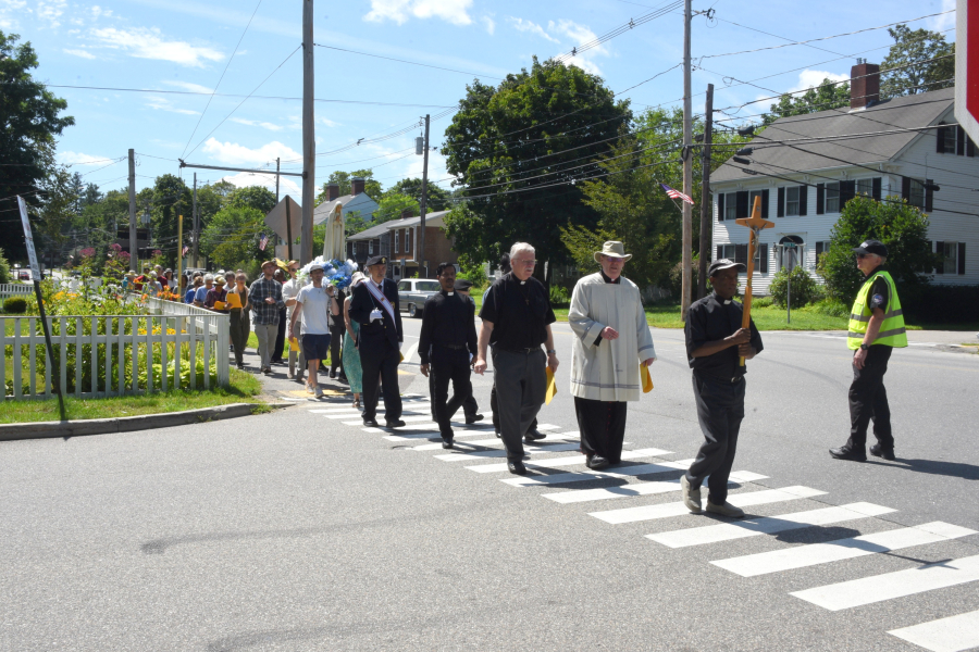 Rosary procession