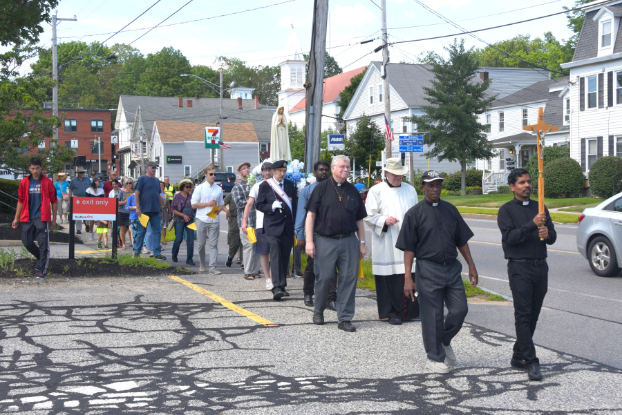 Rosary procession