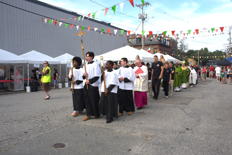 Outdoor procession