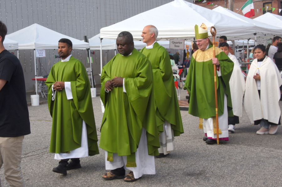 Outdoor procession