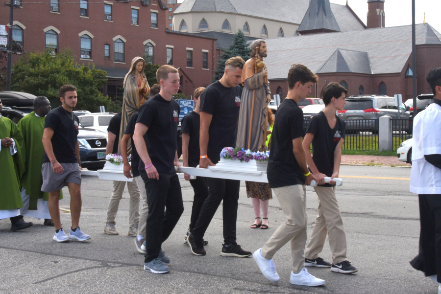 Outdoor procession