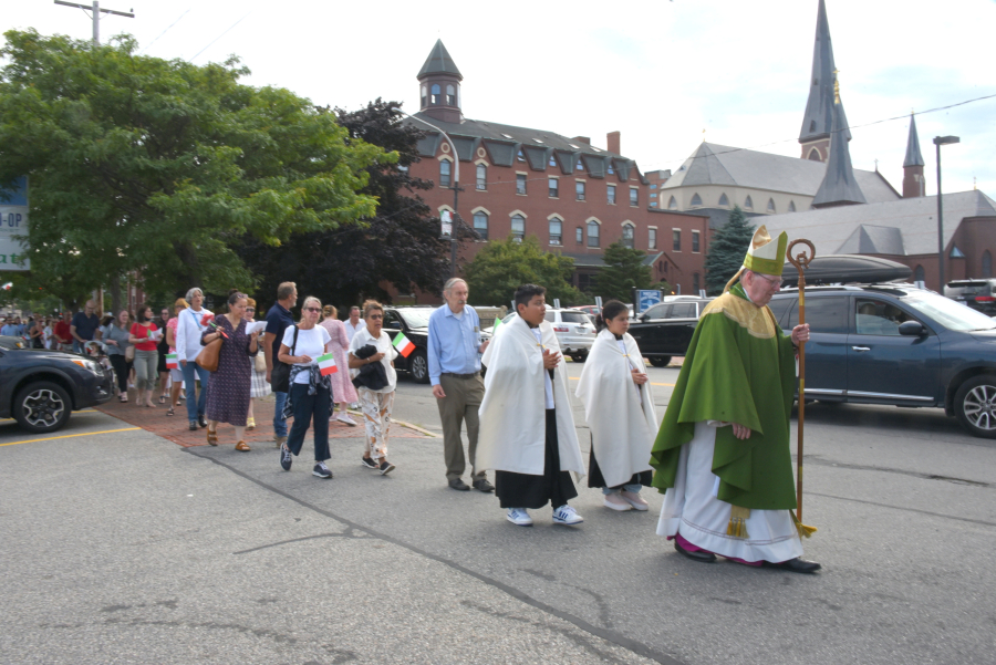 Outdoor procession