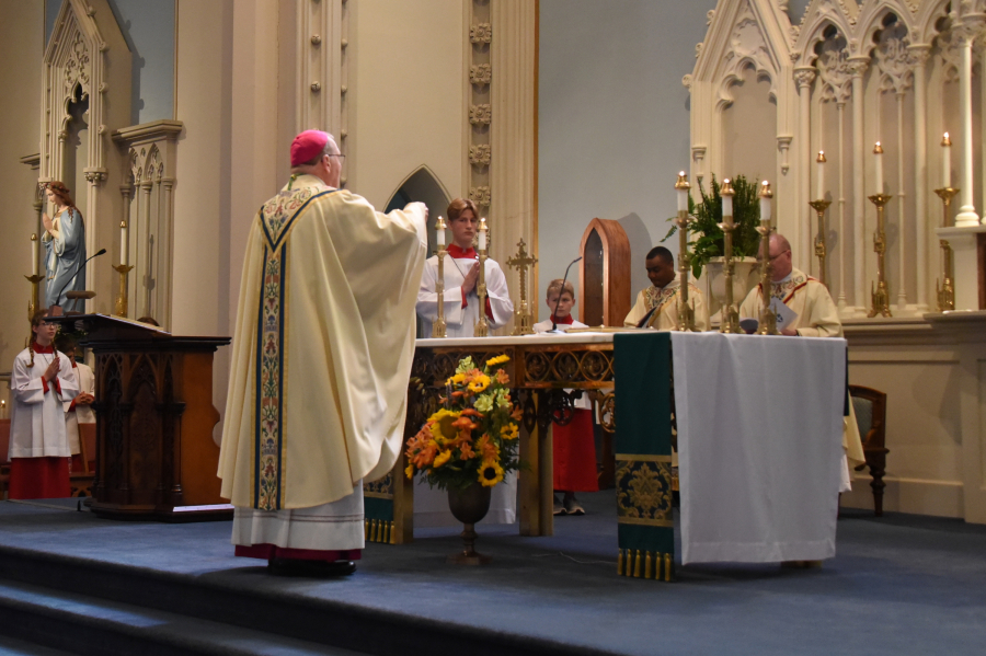 Incensing the altar